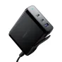 AC Adapters, Power Cords - Desktop Charger 2xUSB-C 1xUSB-A 140W GaN (black) - quick order from manufacturer