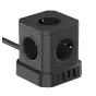 AC Adapters, Power Cords - Newell GaN Power Cube 9in1 black - buy today in store and with delivery