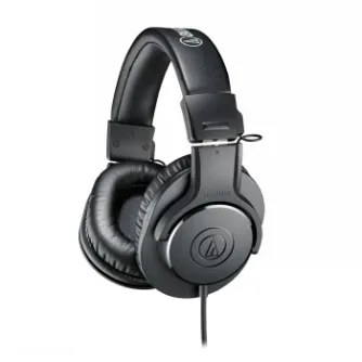 Discontinued - AUDIO-TECHNICA Professional Monitor Headphones ATH-M20X, BLACK