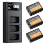 Camera Batteries - K&F NP-FW50 Kameras akumulators 1100mAh, 3 gab. + Lādētājs ar LCD displeju - quick order from manufacturer Best choise selected by experts
