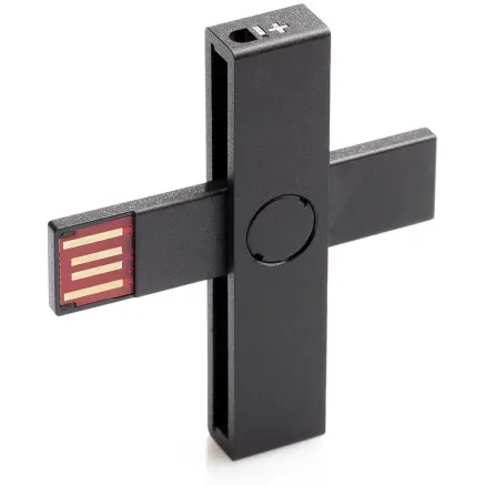+ID smart card reader USB Blister, black