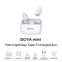 Wireless Lavalier Microphones - Boya wireless microphone mini-13 Lightning/USB-C, white BOYA mini-13 - quick order from manufacturer Best choise selected by experts