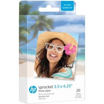 New products - HP photo paper Sprocket Zink 8.9x10.8cm 20 sheets HPIZ3X420 - quick order from manufacturer