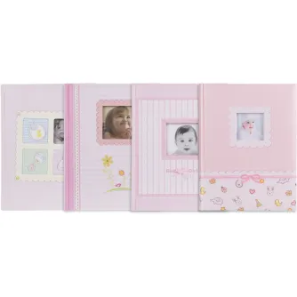 PoldomAlbumsBB10x15200MBabyMix,pink10093