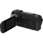 Panasonic HC-VX3 4K vaizdo kamera su ištraukiamu ekranu, galinis vaizdas su 32x zoom ir USB Type-C prievadu