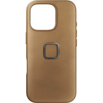 For smartphones - Peak Design case Apple iPhone 16 Pro Mobile Everyday Clarino Case, tan M-MC-BU-BR-1 - quick order from manufacturer