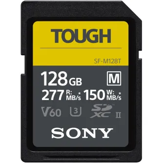 Sony SDXC M Tough series 128GB UHS-II Class 10 U3 V60 (SF-M128T)