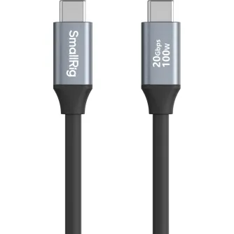 SmallRig USB-C (Straight) to USB-C (Straight) Data Cable (60cm / 23.6in) 4789 