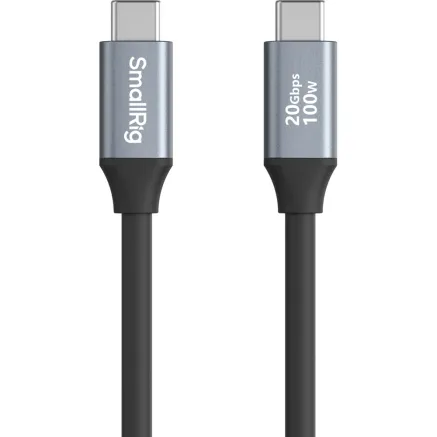 SmallRig USB-C (Straight) to USB-C (Straight) Data Cable (60cm / 23.6in) 4789 
