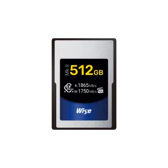 Wise 512GB CFexpress 4.0 Type A Mk-II Memory Card 1750 MB/s CFX4 A512M2