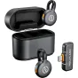 Hollyland LARK M2S 2xTX USB-C Wireless Lavalier Microphone (Duo, Space Gray)
