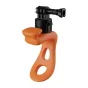 Telesin multifunctional silicone mount for sports cameras (orange) TLQ-007