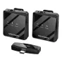 Wireless microphone x2 Vention NCBB0 USB-C (black) NCBB0