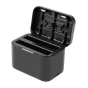 New products - Charging case for batteries and memory cards PULUZ for Insta360 X4 (black) PU999B - quick order from manufacturer
