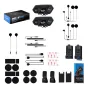 Fodsports M1-S Pro motorcycle intercom two-pack (black) M1-S Pro 2 pack