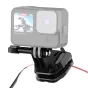 Motorcycle Windshield Mount Clip PULUZ for Action Cameras (Black) PU942B