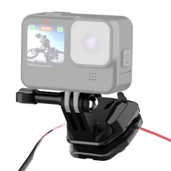 Motorcycle Windshield Mount Clip PULUZ for Action Cameras (Black) PU942B