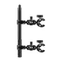 Motorcycle/bicycle mount PULUZ with two clamps and selfie stick 150 cm PU495B