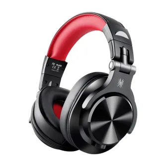 Oneodio A71 Wired Headphones (Black and Red) A71 Red Black