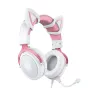 Headphones - ONIKUMA X10 White/Pink/Cat Ears Gaming Headphones X10 Cat Ears - quick order from manufacturer
