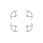 Tello protective propellers (powered by DJI) TEL0200-03