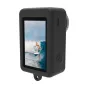 Silicone case Puluz for DJI Osmo Action 4/3 with lens cover (black) PU874B