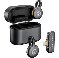 Hollyland LARK M2S Wireless Lavalier Microphone Combo Camera RX + USB-C RX + Lighting USB