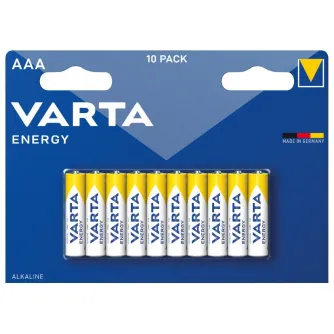 Alkaline batteries LR03 Varta Industrial 10xAAA