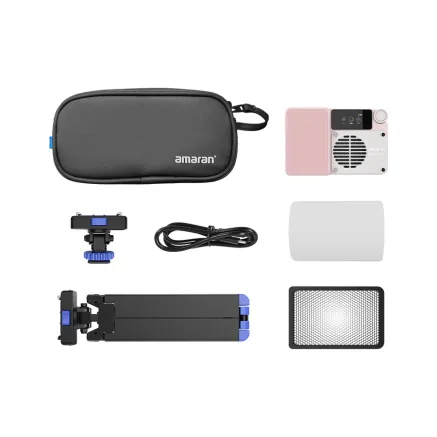 Amaran ACE 25c RGBWW Full Color LED Light Kit Pink