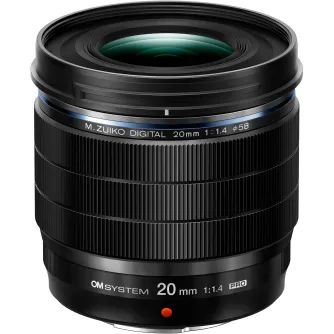 Mirrorless Lenses - Olympus OM SYSTEM M.ZUIKO DIGITAL ED 20mm F1.4 PRO Lens V335050BE000 - quick order from manufacturer