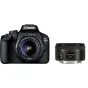 Discontinued - Canon EOS 4000D DSLR Camera with EF-S 18-55mm & 50mm Lens 9999292116571