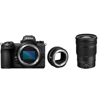 Nikon Z 6II Mirrorless Camera with NIKKOR Z 24-120mm f/4 S and FTZ II Adapter