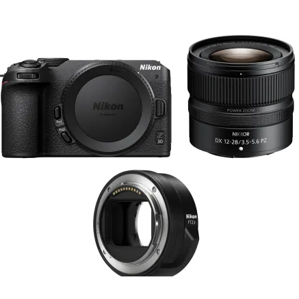 Nikon Z 30 Camera Bundle with NIKKOR Z DX Lens and FTZ II Adapter VOA110AE