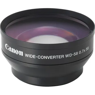 Canon WD-58H Wide Angle Converter for Camcorders 0.7x