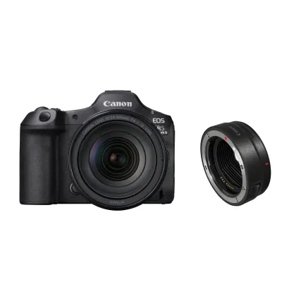 Canon EOS R5 Mark II Camera with RF 24-105mm Lens + RF adapter