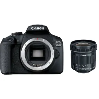 DSLR Cameras - Canon EOS 2000D DSLR Camera with EF-S 10-18mm Lens - quick order from manufacturer