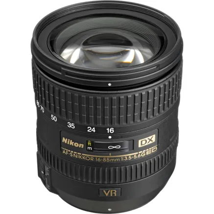 Nikon AF-S DX NIKKOR 16-85mm f/3.5-5.6G ED VR Lens JAA800DA