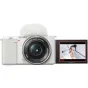 Sony ZV-E10 Mirrorless Camera with 16-50mm Lens (White) ILCZV_E10L_W
