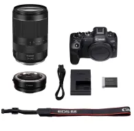 Mirrorless Cameras - Canon EOS R8 Camera Kit with RF 24-240mm Lens and Adapter 5803C002 - quick order from manufacturer