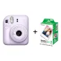 Discontinued - Fujifilm Instax Mini 12 Instant Camera Lavender Purple + 20 Films