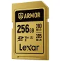 Lexar SDXC ARMOR 256GB Gold UHS-II U3, Stainless Steel, IP68 R280/W210 V60