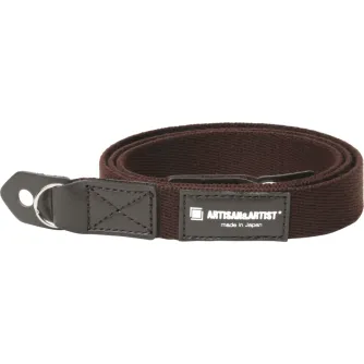 Artisan & Artist I ACAM-102 I Slim Cloth Strap (w/Ring-type/Eyelets) Brown