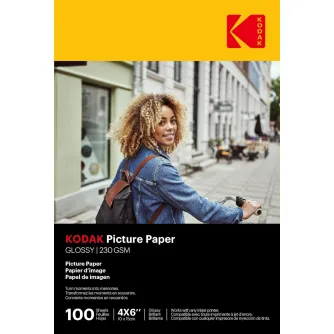 New products - Kodak photo paper 10x15 230g Glossy 100 sheets 9891164 - quick order from manufacturer