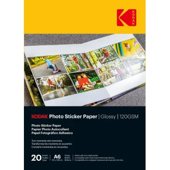 New products - Kodak Photo Sticker Paper A6 Glossy 20 sheets 3510652 - quick order from manufacturer
