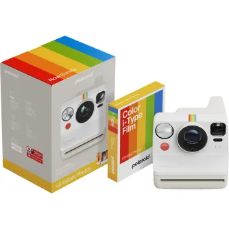 Polaroid Now Gen 3 Bundle, pebble white 6573