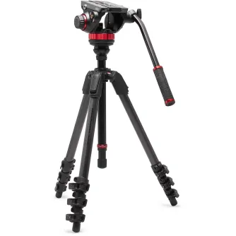 New products - Manfrotto tripod set MVK502055CXPROV 502+055 Video Carbon Fibre Kit MVK502055CXPROV - quick order from manufacturer