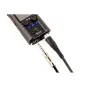 Profesionalus H5studio Handy Recorder su XLR/TRS įėjimu, mėlynais valdymo mygtukais ir studijinės kokybės priešstipriniais