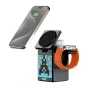Newell induOne MagPlay MagSafe Charger With Speaker and Display for 3 Mobile Devices