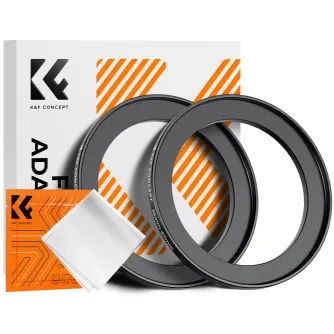 Adapters for filters - K&F Concept K&F Step Up Filter Ring 55-67mm*2pcs,+Vacuum Cleaning Cloth*1 KF05.341 - quick order from manufacturer