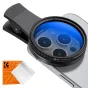 K&F Concept K&F 52MM universal mobile phone holder, equipped with CPL filter, lens coating, +1pc vacuum cleaning KF01.2676